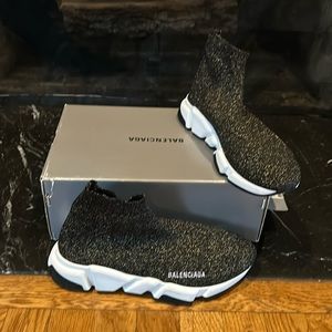 Balenciaga Speed LT sneakers Black and Gold